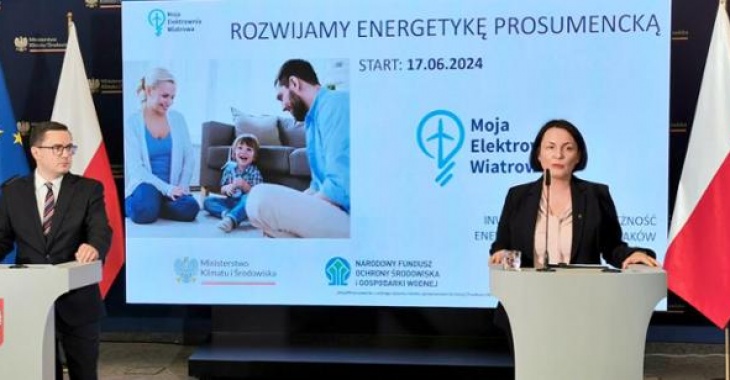 400 mln zł w nowym programie „Moja Elektrownia Wiatrowa” 400 mln zł w nowym programie „Moja Elektrownia Wiatrowa”