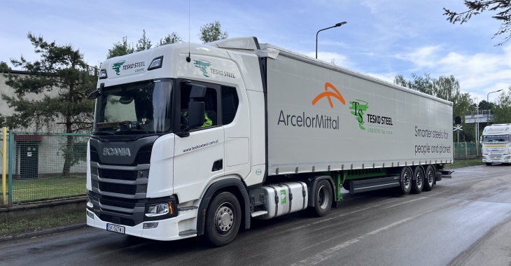 Po elektrycznej ciężarówce przyszedł czas na biopaliwo. ArcelorMittal Poland testuje niskoemisyjne rozwiązania w transporcie stali Po elektrycznej ciężarówce przyszedł czas na biopaliwo. ArcelorMittal Poland testuje niskoemisyjne rozwiązania w transporcie stali