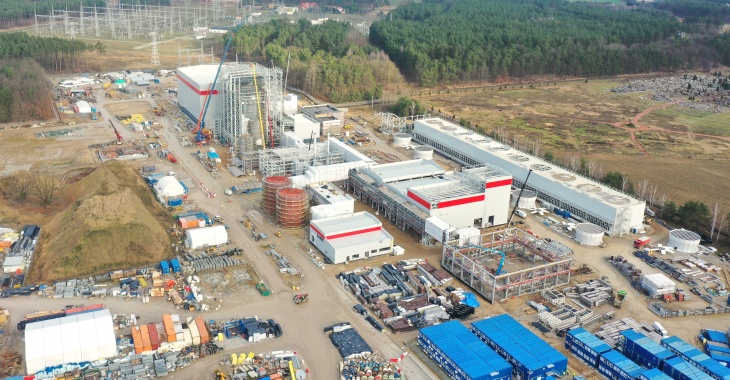 Trwają intensywne prace na terenie budowy elektrowni w Grudziądzu Trwają intensywne prace na terenie budowy elektrowni w Grudziądzu