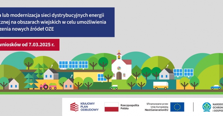 Fundusze na sieci energetyczne na obszarach wiejskich z KPO