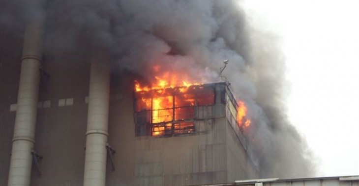 Pożar w Elektrowni TILBURY 
