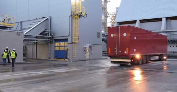 EC Siekierki: Pierwszy rozładunek biomasy