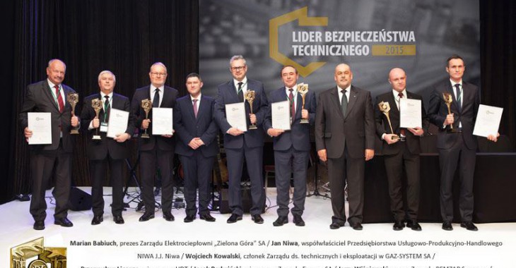 Liderzy Bezpieczeństwa Technicznego 2015 Liderzy Bezpieczeństwa Technicznego 2015