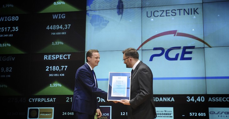 PGE po raz kolejny w gronie RESPECT Index PGE po raz kolejny w gronie RESPECT Index