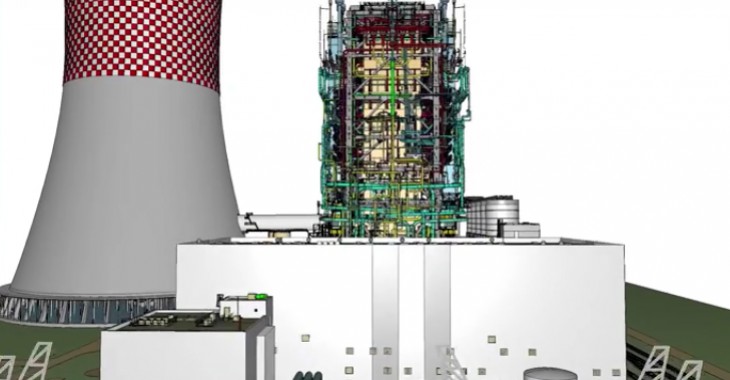 Prezentacja projektu 3D projektu budowanego bloku 910 MW w Jaworznie Prezentacja projektu 3D projektu budowanego bloku 910 MW w Jaworznie