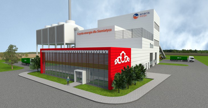 ENERIS zbuduje w Siemiatyczach nowoczesną elektrociepłownię na biomasę ENERIS zbuduje w Siemiatyczach nowoczesną elektrociepłownię na biomasę