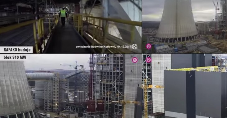 Listopad na placu budowy bloku 910MW w Jaworznie Listopad na placu budowy bloku 910MW w Jaworznie