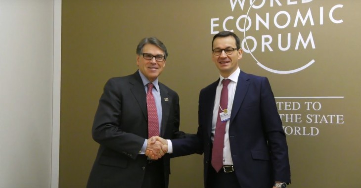 Mateusz Morawiecki spotkał się z sekretarzem USA ds. energii Mateusz Morawiecki spotkał się z sekretarzem USA ds. energii