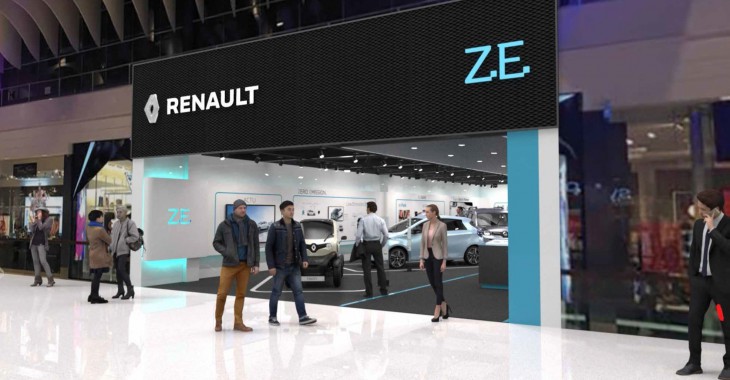 Renault otwiera salon dedykowany samochodom elektrycznym Renault otwiera salon dedykowany samochodom elektrycznym