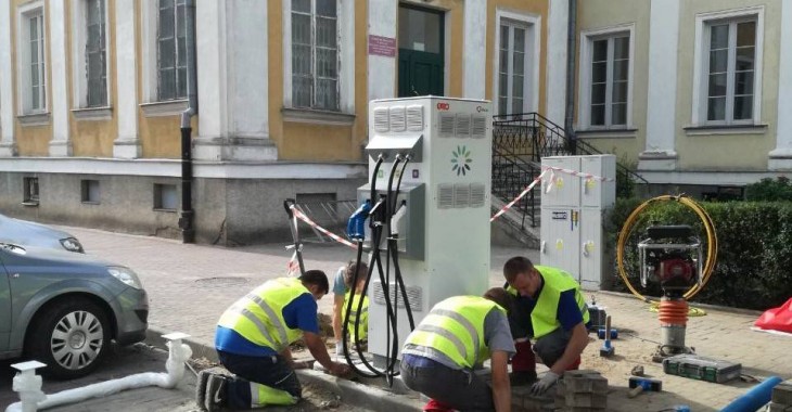 W Siedlcach powstają stacje ładowania EV