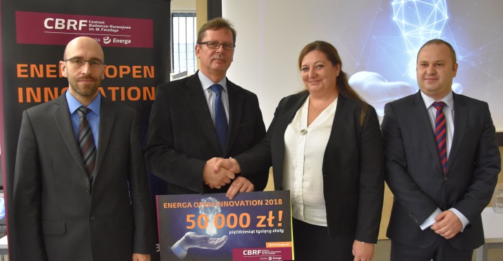 Nagrody w konkursie Energa Open Innovation 2018 wręczone