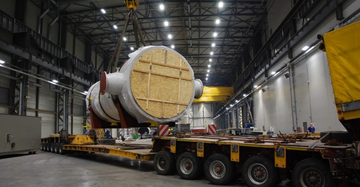Fracht FWO Polska dostarcza 129-tonowe urządzenia na budowę nowego bloku energetycznego na Żeraniu