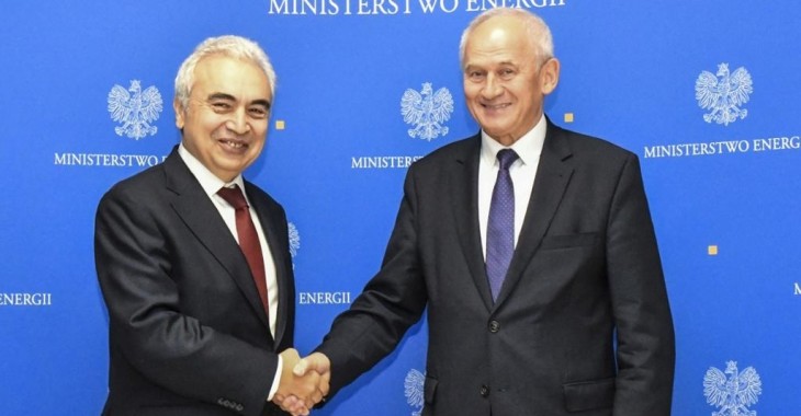Minister Krzysztof Tchórzewski spotkał się z Dyrektorem MAE Fatihem Birolem