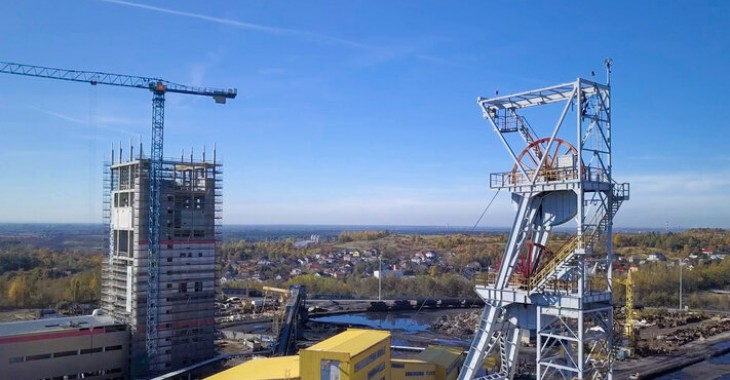 Nowoczesna konstrukcja wieży szybowej gotowa