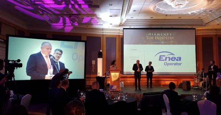 Enea Operator wyróżniona Diamentem Top Industry 2019 za innowację roku