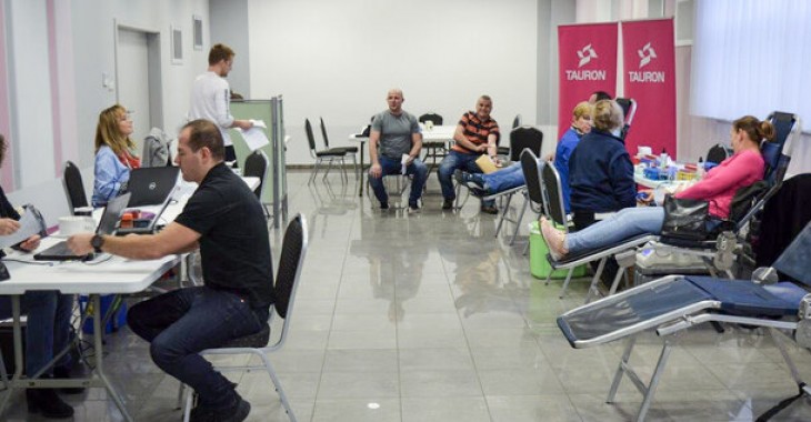 Rekordowe 570 litrów krwi od górników Rekordowe 570 litrów krwi od górników