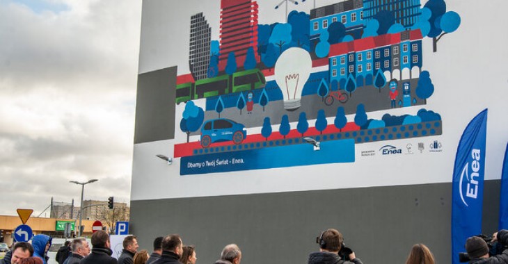 Nowoczesny, miejski mural powstał w Poznaniu