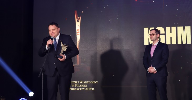 KGHM najbardziej wiarygodną firmą w realizacji planów i strategii