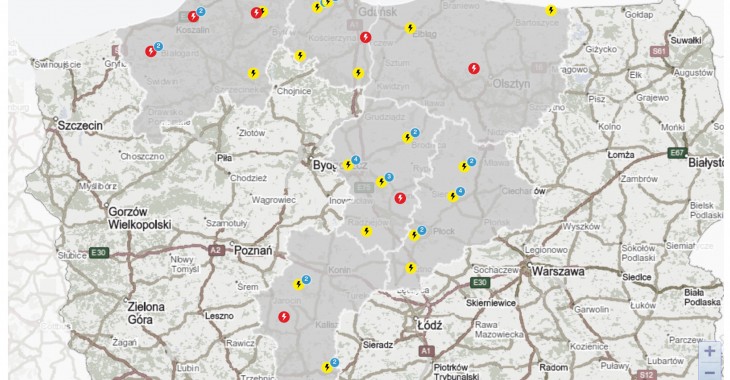 Mapa wyłączeń Energi pomocna podczas awarii Mapa wyłączeń Energi pomocna podczas awarii
