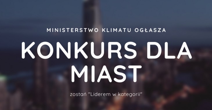 Konkurs dla miast – „Lider w kategorii” Konkurs dla miast – „Lider w kategorii”