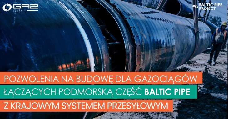 Baltic Pipe: 83 km gazociągu łączącego gotowe do budowy Baltic Pipe: 83 km gazociągu łączącego gotowe do budowy