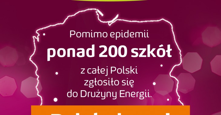 Ponad 200 nowych szkół zgłosiło się do Drużyny Energii Ponad 200 nowych szkół zgłosiło się do Drużyny Energii