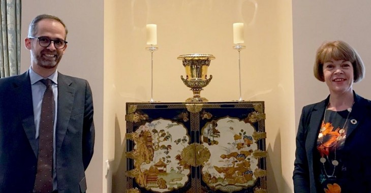 Spotkanie wiceministra Adama Guibourgé-Czetwertyńskiego z brytyjską minister spraw zagranicznych Spotkanie wiceministra Adama Guibourgé-Czetwertyńskiego z brytyjską minister spraw zagranicznych