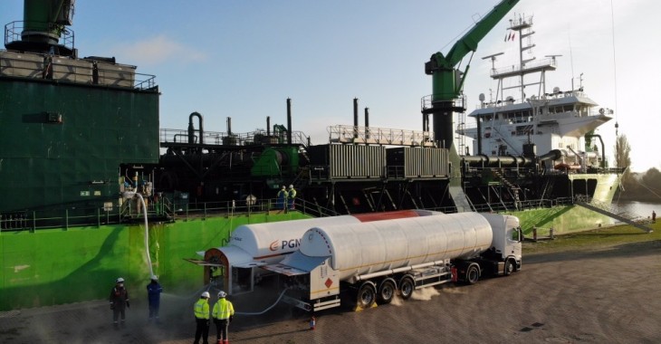 PGNiG i LOTOS: pierwsze bunkrowanie statku gazem LNG w Szczecinie