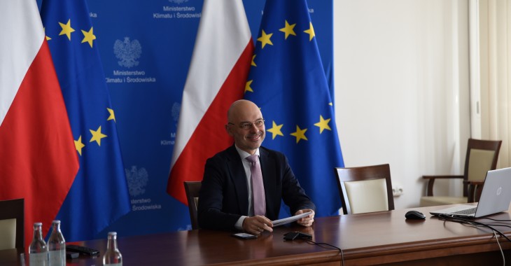 Minister Kurtyka na spotkaniu „Climate Positive – Agenda 2021” Minister Kurtyka na spotkaniu „Climate Positive – Agenda 2021”