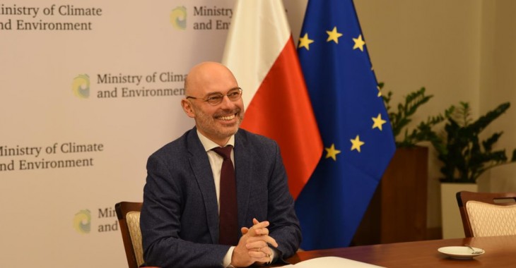 Rozmowa Ministra Michała Kurtyki z Ambasadorem R. Morningstar na temat wyzwań i perspektyw związanych z transformacją energetyczną Polski