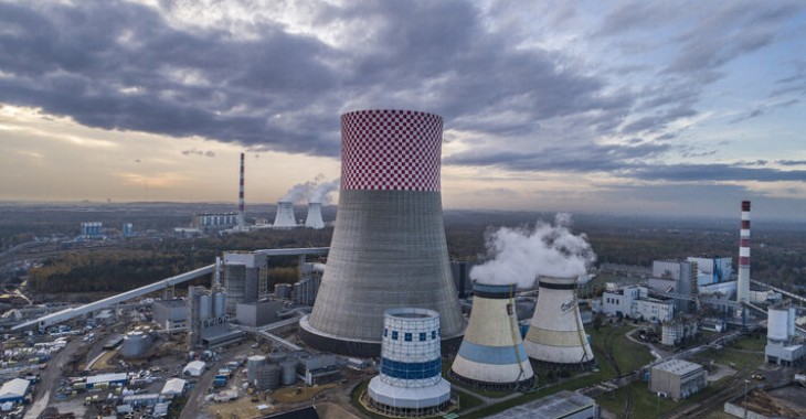 Prace naprawcze bloku 910 MW w Jaworznie