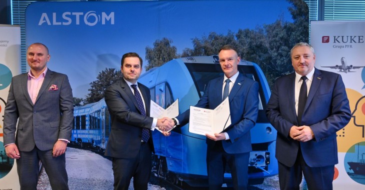 Alstom i KUKE podpisują strategiczne porozumienie o wartości 1 mld euro otwierając nowe możliwości eksportowe dla polskich firm Alstom i KUKE podpisują strategiczne porozumienie o wartości 1 mld euro otwierając nowe możliwości eksportowe dla polskich firm